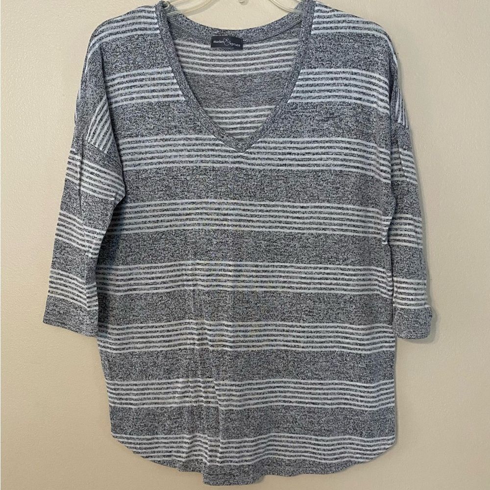 Market & Spruce Dolman brushed knit top